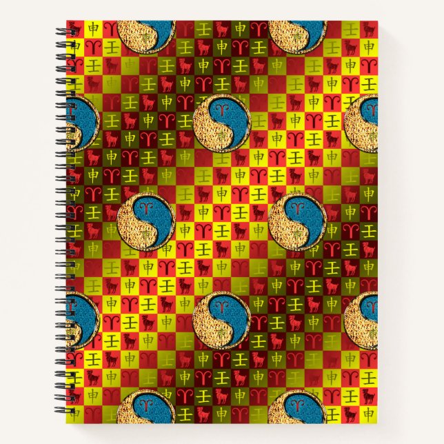 Cuaderno Aries y Mono de Agua (Anverso)