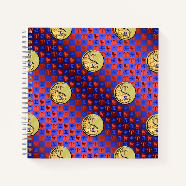 Cuaderno Aries y Ox Metalizado (Anverso)