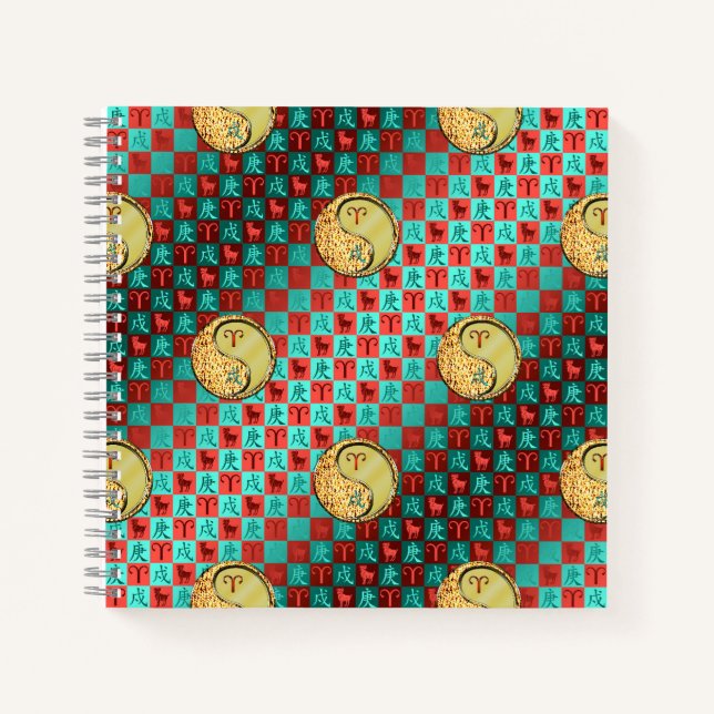 Cuaderno Aries y Perro de Metal (Anverso)