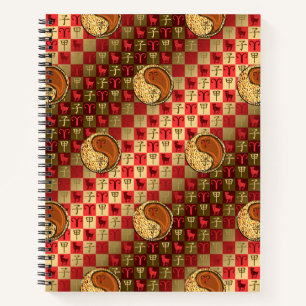 Cuaderno Aries y Rata de Madera