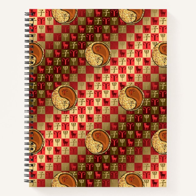 Cuaderno Aries y Rata de Madera (Anverso)