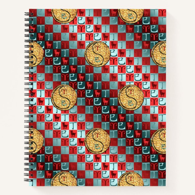 Cuaderno Aries y Serpiente de Fuego (Anverso)