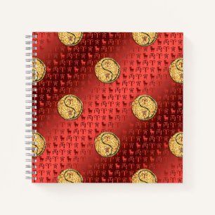 Cuaderno Aries y Tigre de Fuego