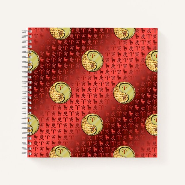 Cuaderno Aries y Tigre de Metal (Anverso)