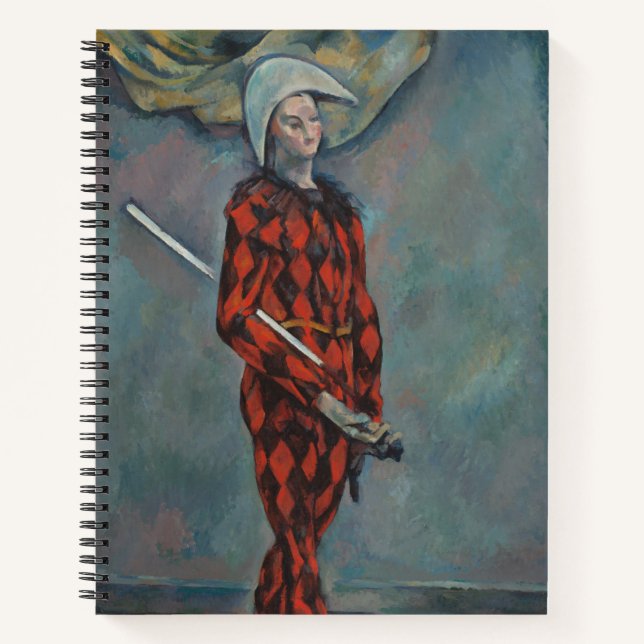 Cuaderno Arlequín (Joker) (por Paul Cézanne) (Anverso)