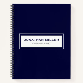 Cuaderno Armada profesional minimalista