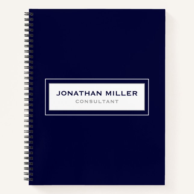 Cuaderno Armada profesional minimalista (Anverso)