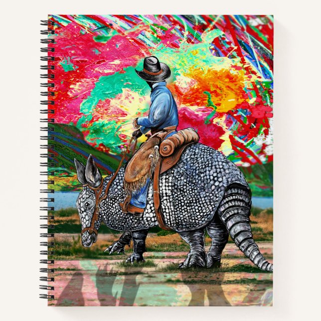 Cuaderno Armadillo Cowboy (Anverso)