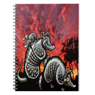Cuaderno Armadillos del cielo rojo