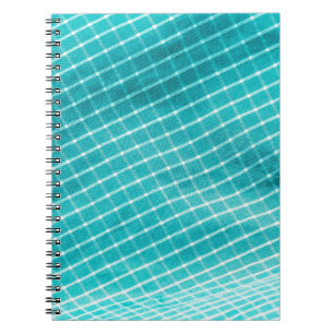 Cuaderno Armario textil de fondo a cuadros.