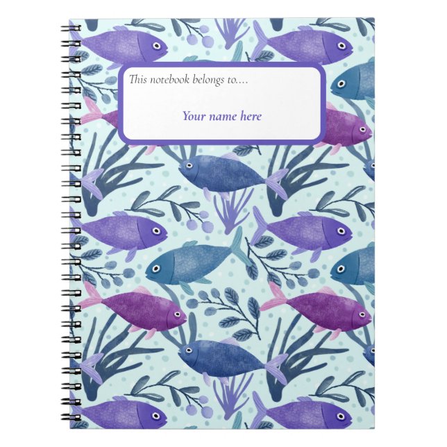 Cuaderno Armonía acuática (Frente)
