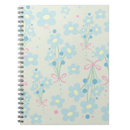 Cuaderno Armonía azul y rosa suave