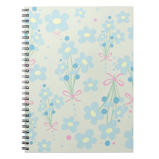 Cuaderno Armonía azul y rosa suave (Frente)