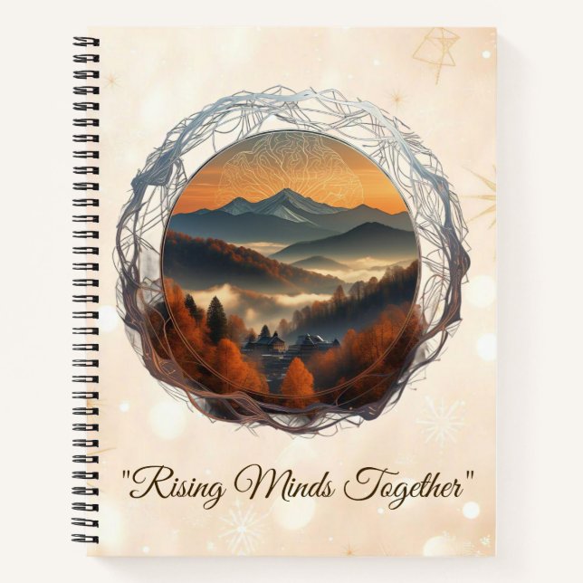 Cuaderno "Armonía de la bruma dorada" (Anverso)
