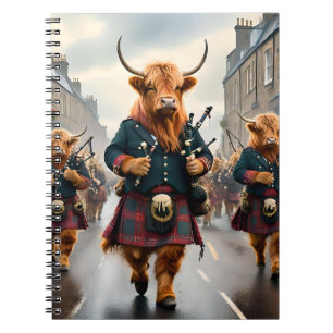 Cuaderno Armonía de las Tierras Altas: Banda de Vaca de las