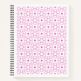 Cuaderno "Armonía de Pétalos" Papelería Geométrica Floral