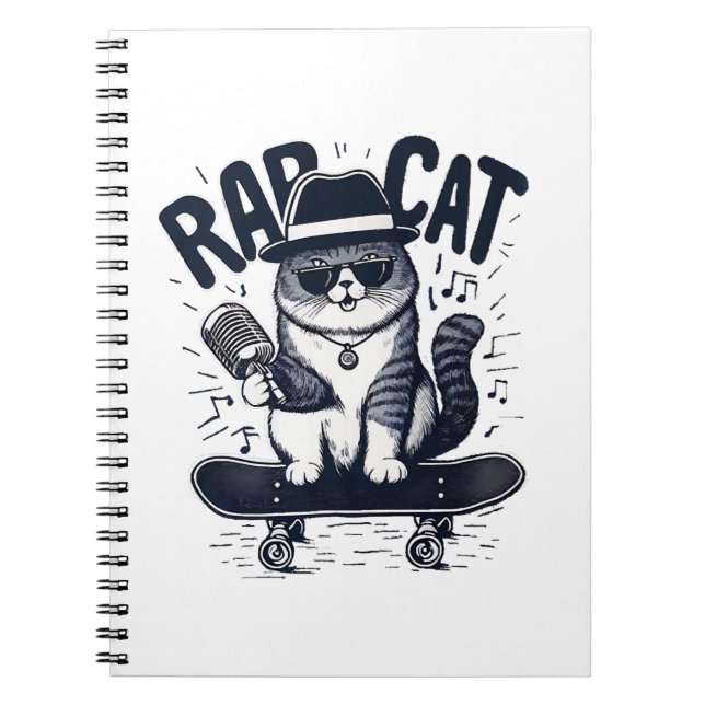 Cuaderno Armonía de Rap Cat (Frente)