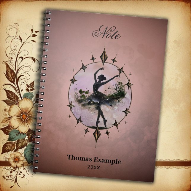 Cuaderno Armonía del movimiento La bailarina en la luz de l (Subido por el creador)