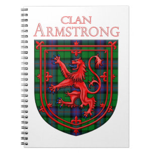 Cuaderno Armstrong Tartan Scottish Plaid Lion Rampant