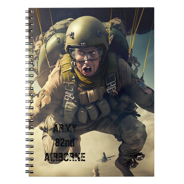 Cuaderno ARMY 82.º paracaidista aéreo (Frente)