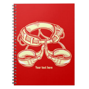 Cuaderno Arnés de escalada de rocas