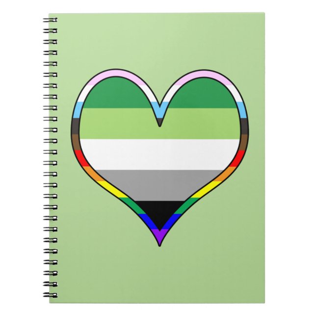 Cuaderno Aro Pride Heart Notebook (Frente)