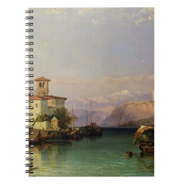 Cuaderno Arona y el castillo de Angera, lago Maggiore, 185 (Frente)