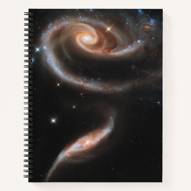 Cuaderno Arp 273 Interactuando Galaxias En Andromeda. (Anverso)