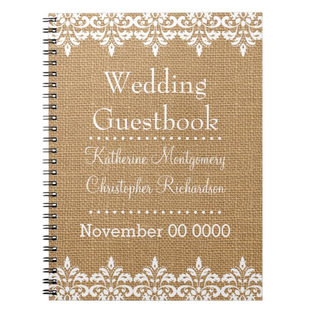 Cuaderno Arpillera del país y boda blanca del cordón del (Frente)
