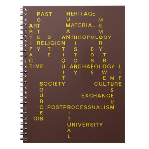 Cuaderno Arqueología de Brown y crucigrama de la