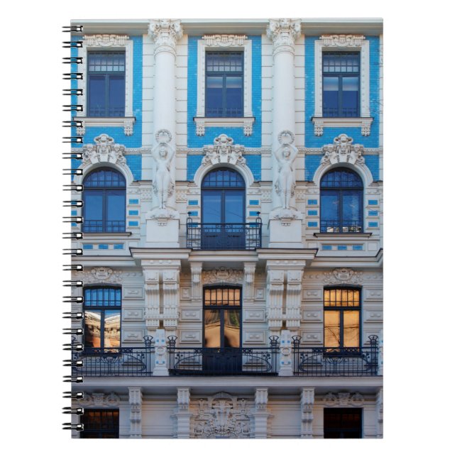 Cuaderno Arquitectura Art Nouveau en Riga, Letonia (Frente)