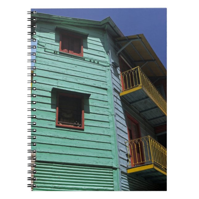 Cuaderno Arquitectura colorida del barrio de La Boca (Frente)