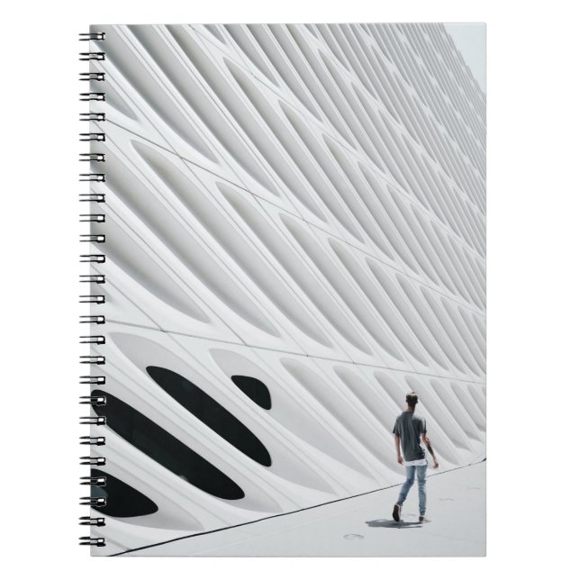 Cuaderno Arquitectura de hombre blanco creativa (Frente)