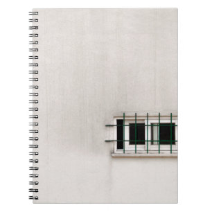 Cuaderno Arquitectura de ventanas de construcción antigua