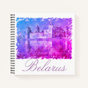 Cuaderno Arquitectura del castillo Mir de Bielorrusia Cuade
