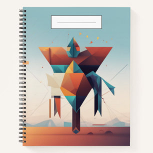 Cuaderno Arquitectura geométrica moderna Arte único