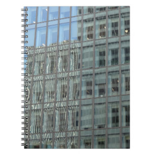 Cuaderno Arquitectura moderna de rascacielos de vidrio