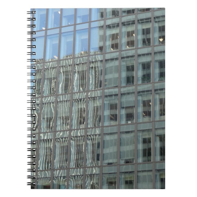 Cuaderno Arquitectura moderna de rascacielos de vidrio (Frente)