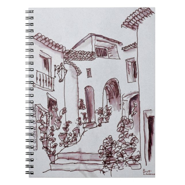 Cuaderno Arquitectura | Saint-Guilhem-Le-Desert, Francia (Frente)