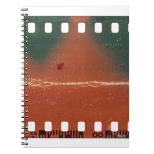 Cuaderno Arranque de tira de película de 35 mm, arañazos fr
