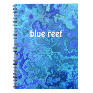 Cuaderno arrecife azul