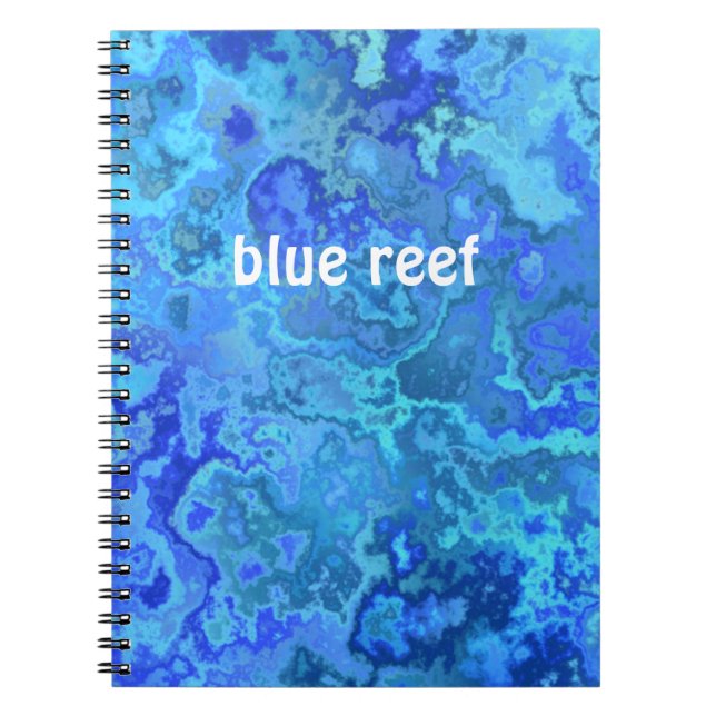 Cuaderno arrecife azul (Frente)
