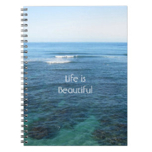 Cuaderno Arrecifes de coral del océano Kauai Hawaii (mi fot