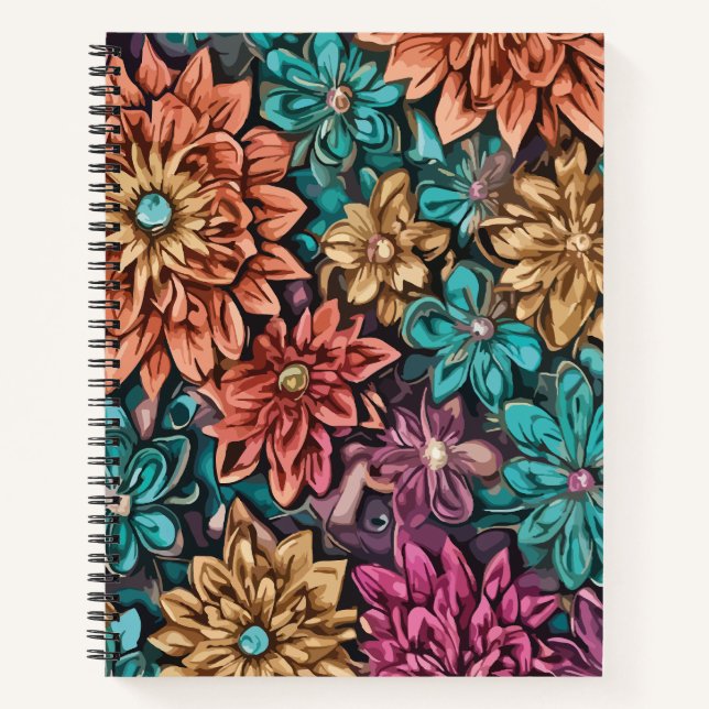 Cuaderno Arreglo de flores (Anverso)