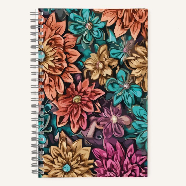 Cuaderno Arreglo de flores (Anverso)
