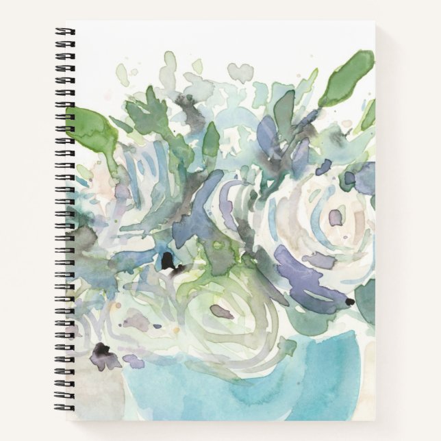 Cuaderno Arreglo de primavera - Bouquet acuarela (Anverso)