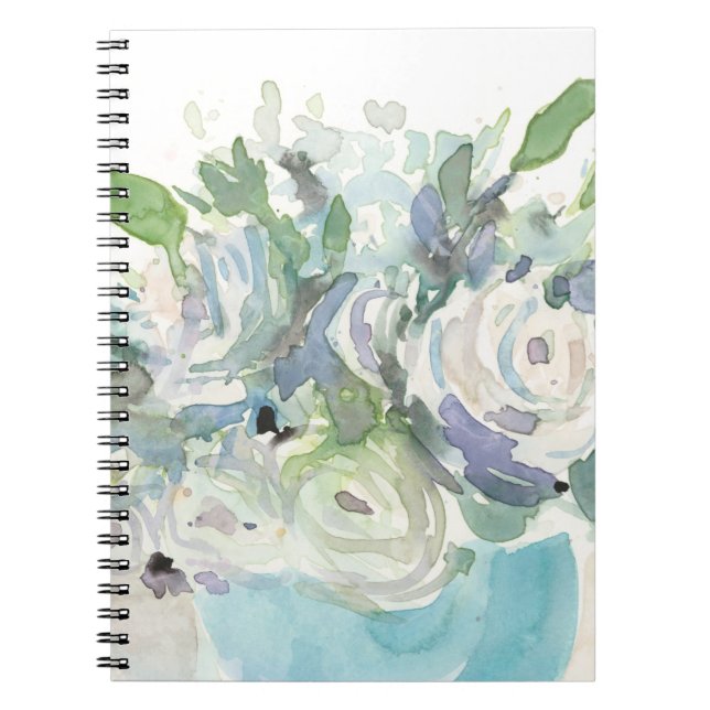 Cuaderno Arreglo de primavera - Bouquet acuarela (Frente)