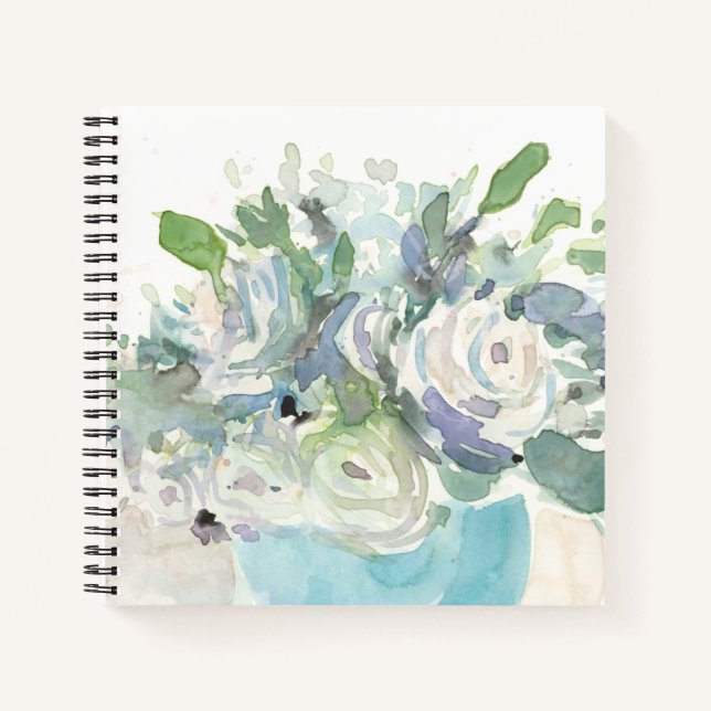 Cuaderno Arreglo de primavera - Bouquet acuarela (Anverso)