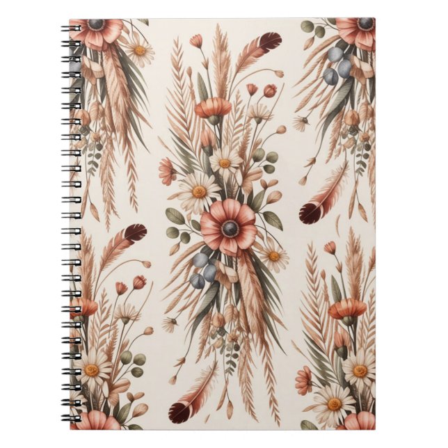 Cuaderno Arreglo Floral Vertical (Frente)