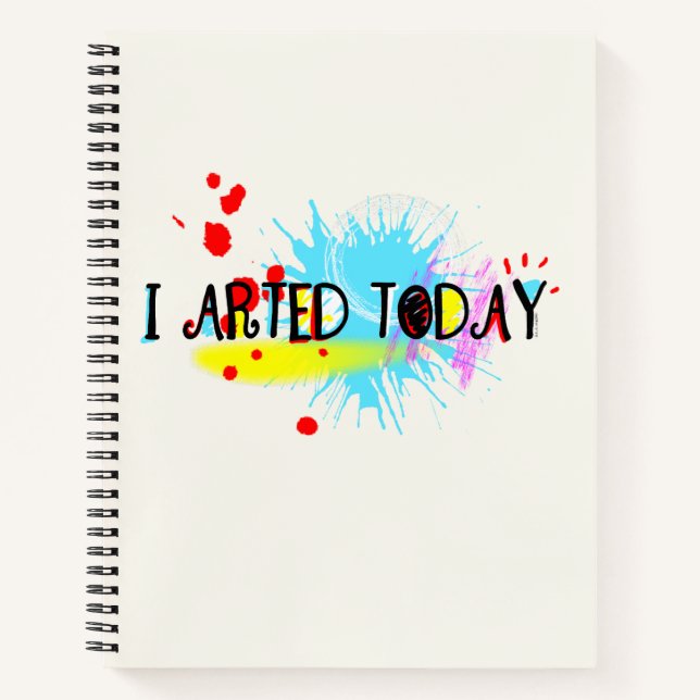 Cuaderno Arrepito Hoy Divertido Pun (Anverso)